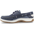 Sperry Billfish 3 Eye Scarpe Da Barca In Pelle Blu Scuro Da Uomo