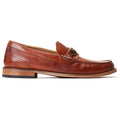 Base London Madison Mocassini Da Uomo In Pelle Marrone