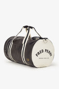 Fred Perry Classic Barrel Borsa A Tracolla In Poliestere Nero/Ecru