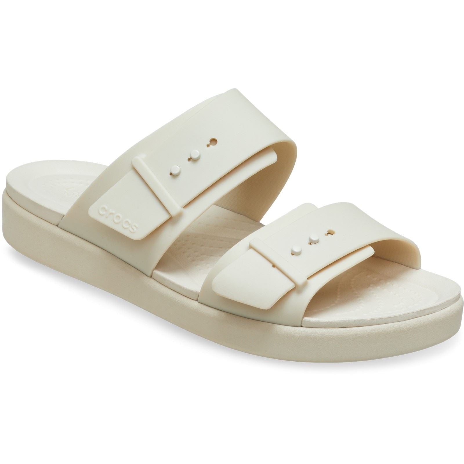 Crocs Brooklyn Buckle Sandali In Pietra Arenaria Da Donna