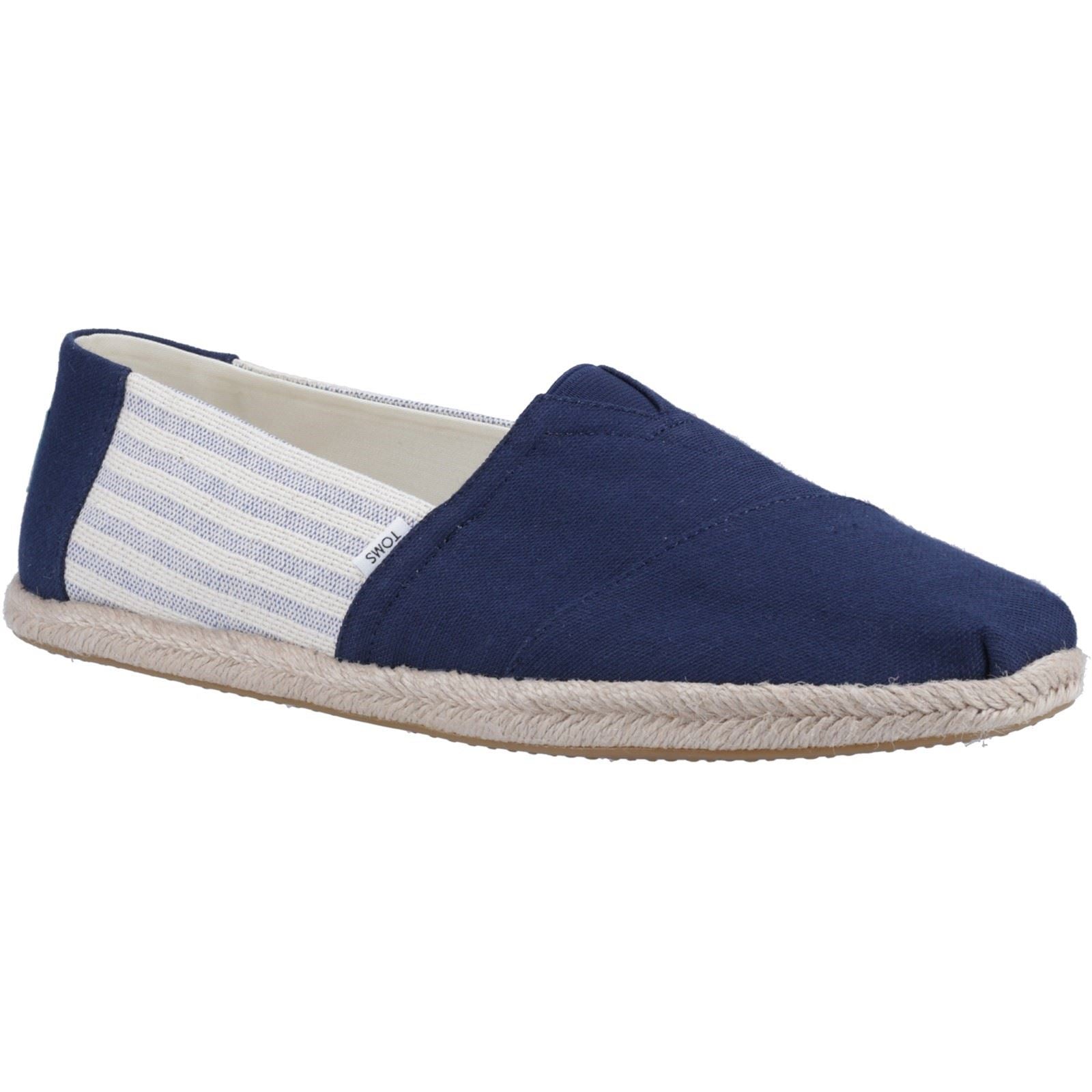 TOMS Alpargata Rope Espadrillas In Cotone Al 100% Da Uomo, Colore Blu Scuro