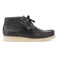 Clarks Originals Wallabee Boot Harajuku Stivali Neri In Pelle Da Donna