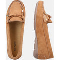 Hush Puppies Maggie Mocassini Da Donna In Pelle Color Cuoio
