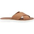 TOMS Mae Crossover Sandali Da Donna In Pelle Marrone