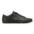 Fred Perry Baseline Scarpe Da Ginnastica Nere Da Uomo In Pelle