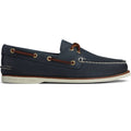 Sperry Gold Cup Authentic Original Scarpe Da Barca In Pelle Blu Scuro Da Uomo