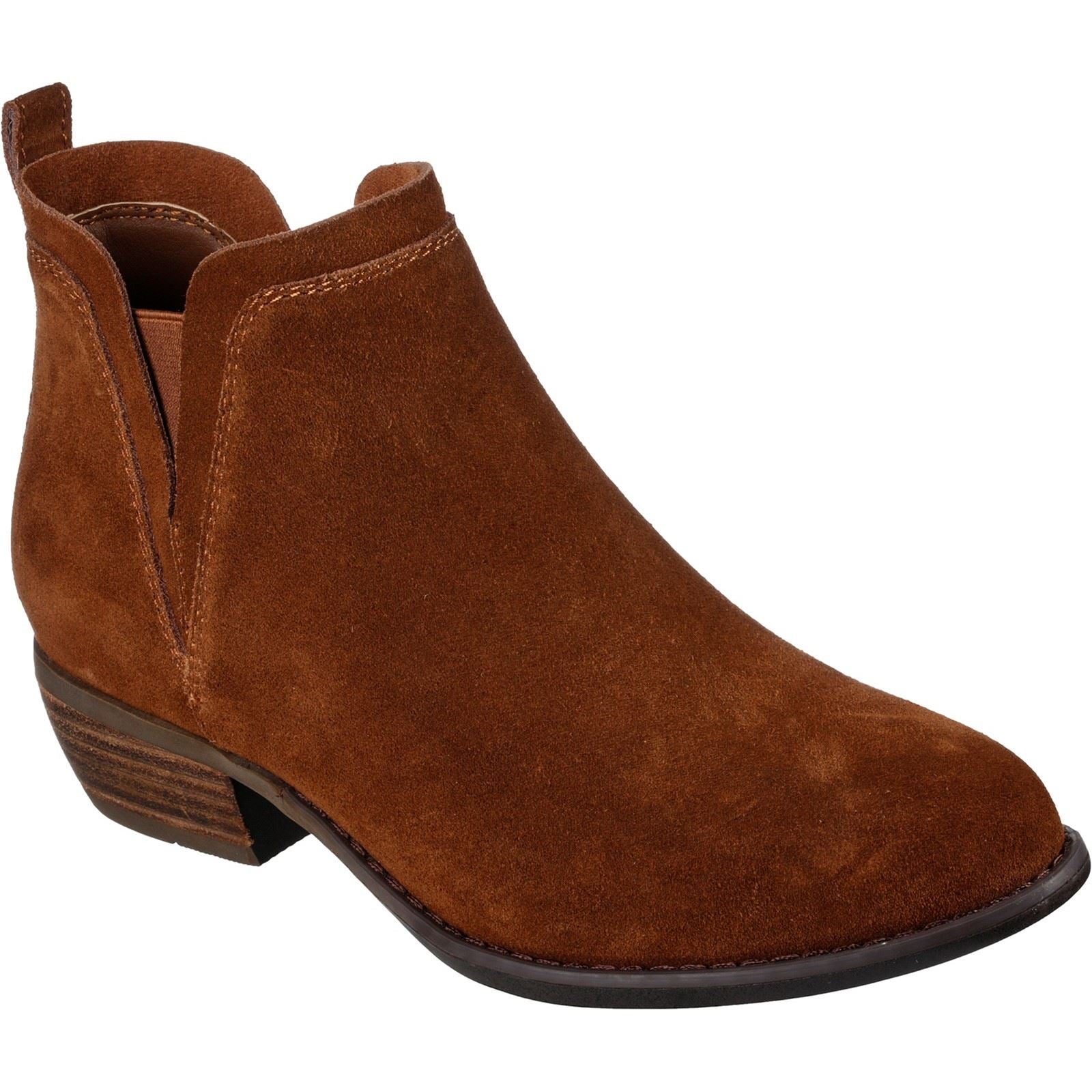 Skechers Texas Rodeo Night Stivali Da Donna Marroni In Pelle