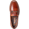 Base London Madison Mocassini Da Uomo In Pelle Marrone