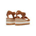 TOMS Diana Zeppa In Pelle Per Donna Color Cuoio