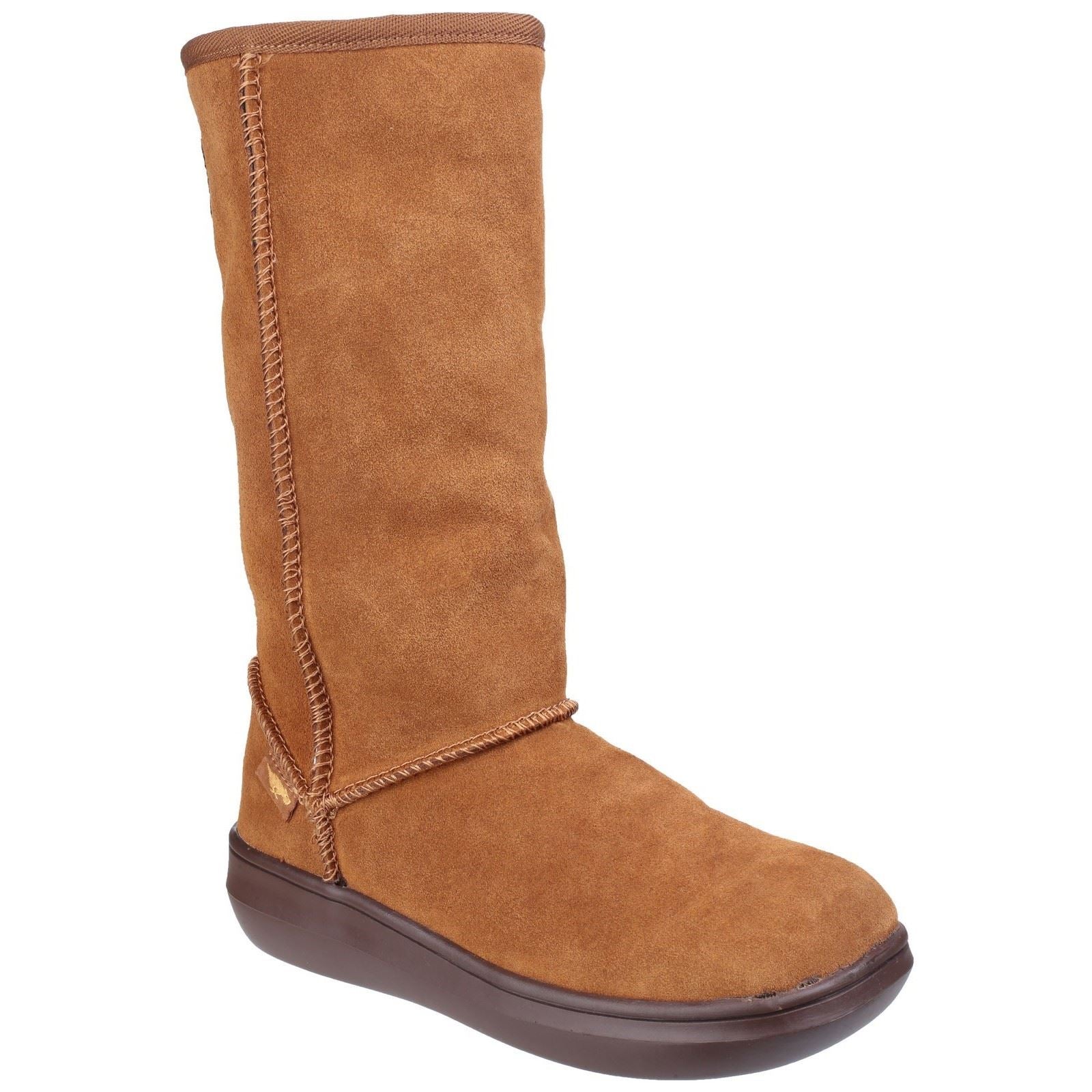 Rocket Dog Sugardaddy Stivali Da Donna In Camoscio Color Castagno