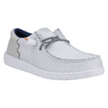 HEYDUDE Wally Funk Open Mesh Scarpe Da Barca Bianche Da Uomo