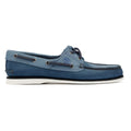 Timberland Classic 2 Eye Scarpe Stringate Blu In Pelle Da Uomo
