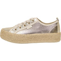 ONLY IDA 1 Scarpe Da Ginnastica In Cotone Da Donna Color Oro