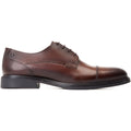 Base London Magnus Scarpe Oxford Marrone Bruciate Da Uomo In Pelle