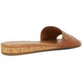 Dune Lino Sandali Da Donna In Pelle Color Cuoio