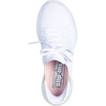Skechers Ultra Flex 3.0 Brilliant Path Sneakers Bianche Da Donna In Tessuto