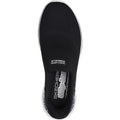 Skechers GO WALK 7 Mia Sneakers Da Donna In Tessuto Nero/Bianco