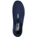 Skechers GO WALK 7 Easy On 2 Scarpe Da Ginnastica In Mesh Da Uomo, Blu Navy