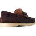 Base London Snapper Scarpe Da Uomo In Pelle Marrone Bruciata