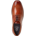 Base London Flight Scarpe Brogue In Pelle Color Tan Bruciato Da Uomo