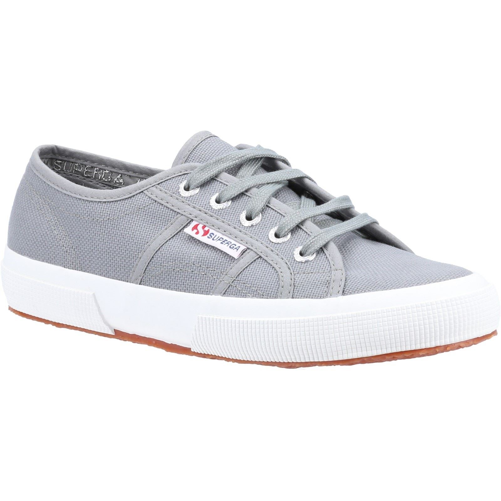 Superga 2750 Cotu Classic Sneakers Da Donna In 100% Cotone Grigio Salvia