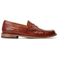 Base London Garfield Scarpe Da Uomo In Pelle Color Cuoio Bruciato