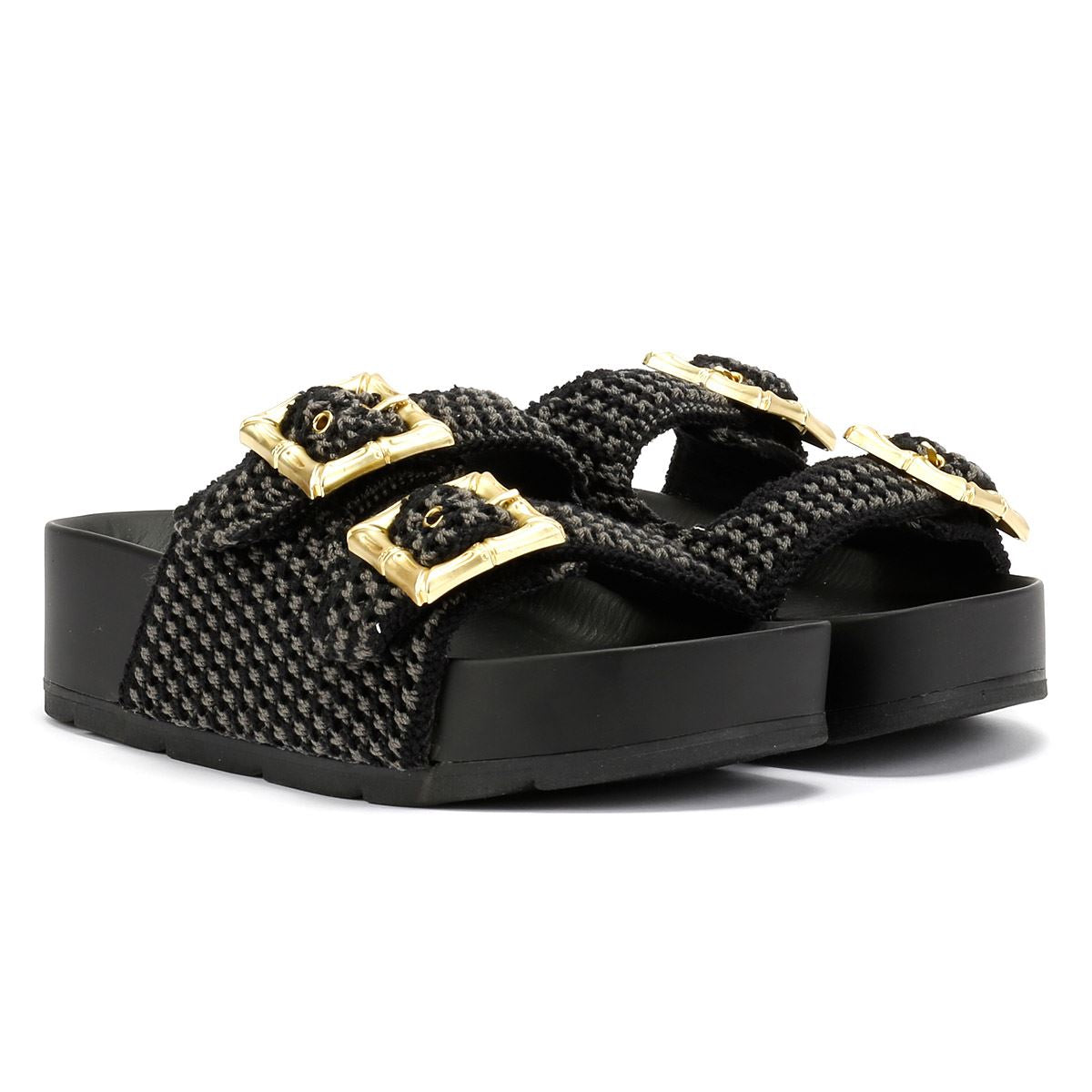 Desert Fleur Super Sandali Neri Da Donna