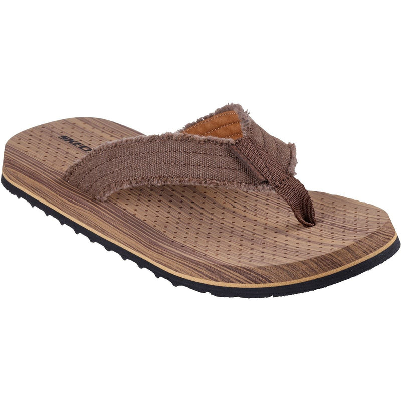 Skechers Tantric Fritz Men's Brown Fabric Sandals