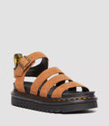 Dr. Martens Blaire Tumbled Nubuck Sandali Marroni In Nabuk Per Donna