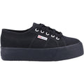 Superga 2790 Linea Up And Down Sneakers Nere Intere Da Donna In Cotone Al 100%