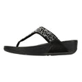 FitFlop Lulu Crystal Mix Sandali Neri Da Donna