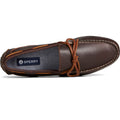 Sperry Driver 1 Eye Scarpe Da Uomo In Pelle Color Amaretto