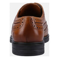 Hush Puppies Santiago Scarpe In Pelle Da Uomo Color Cuoio Con Lacci.