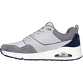 Skechers Uno Retro One Sneakers Grigie In Pelle Da Uomo