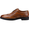 Hush Puppies Santiago Scarpe In Pelle Da Uomo Color Cuoio Con Lacci.