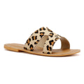 Tower London Cut Out Ciabatte Da Donna In Pelle Beige