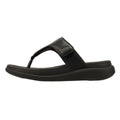 FitFlop F-Mode Go Adjustable Flatform Sandali Neri Da Donna