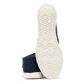 TOMS Alpargata Plus Heritage Scarpe Da Donna In Tela Blu Con Zeppa.
