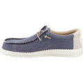 HEYDUDE Wally Coastline Scarpe Da Barca In Tessuto Blu Scuro Da Uomo