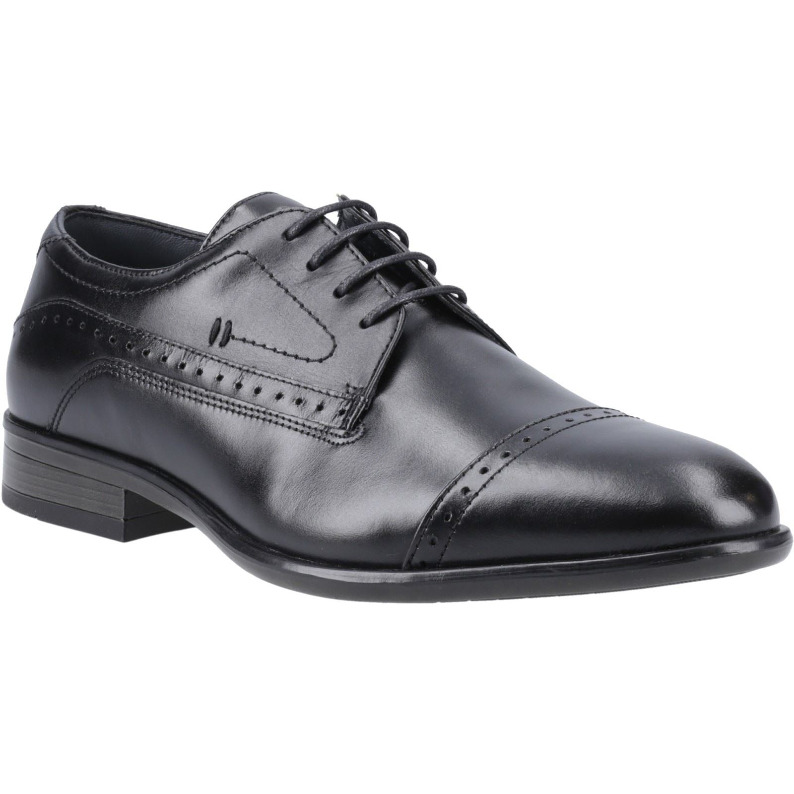 Pod Ralph Scarpe Oxford Nere In Pelle Da Uomo