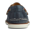 Sperry Gold Cup Authentic Original Scarpe Da Barca In Pelle Blu Scuro Da Uomo