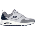 Skechers Uno Retro One Sneakers Grigie In Pelle Da Uomo