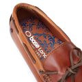 Base London Brooks Scarpe Da Uomo In Pelle Color Cuoio Bruciato