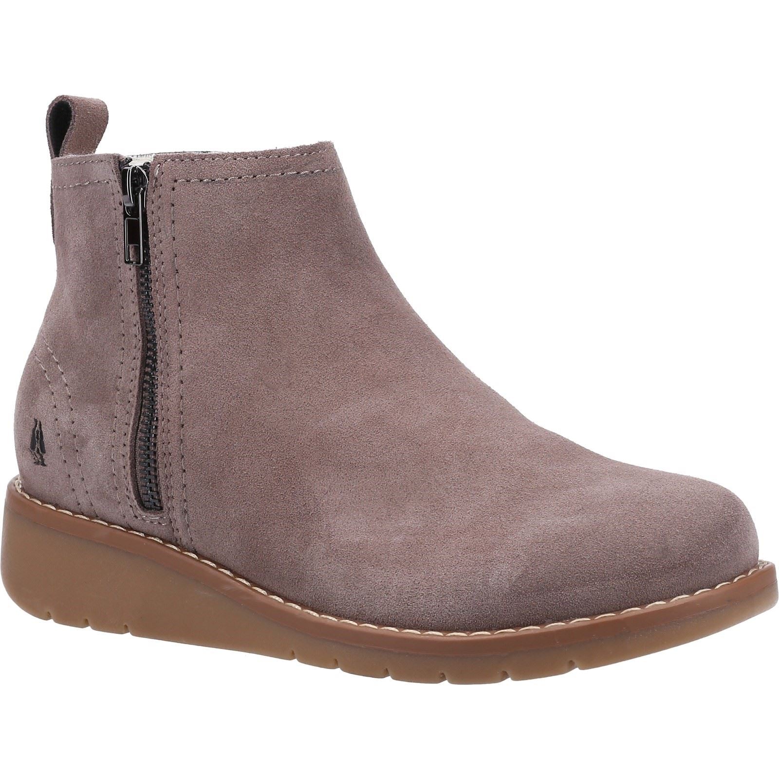 Hush Puppies Libby Stivali Da Donna Color Cammello In Camoscio