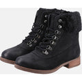 Hush Puppies Effie Stivali Neri In Pelliccia Ecologica Da Donna