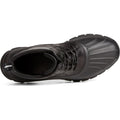 Sperry Duck Float Stivali In Gomma Nera In Pelle