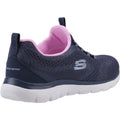 Skechers Summits New Nature Sneakers Da Donna In Tessuto Blu Marino/Rosa