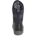 Muck Boots Muckster II Mid Stivali Di Gomma A Quadri Neri/Grigi.
