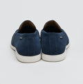 Ben Sherman Amarillo Scarpe Da Uomo Mocassino Blu In Camoscio