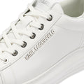 Karl Lagerfeld Kapri NFT Kounter Scarpe Da Ginnastica Bianche In Pelle Da Donna
